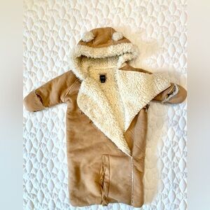 Baby Gap Sherpa cozy one piece